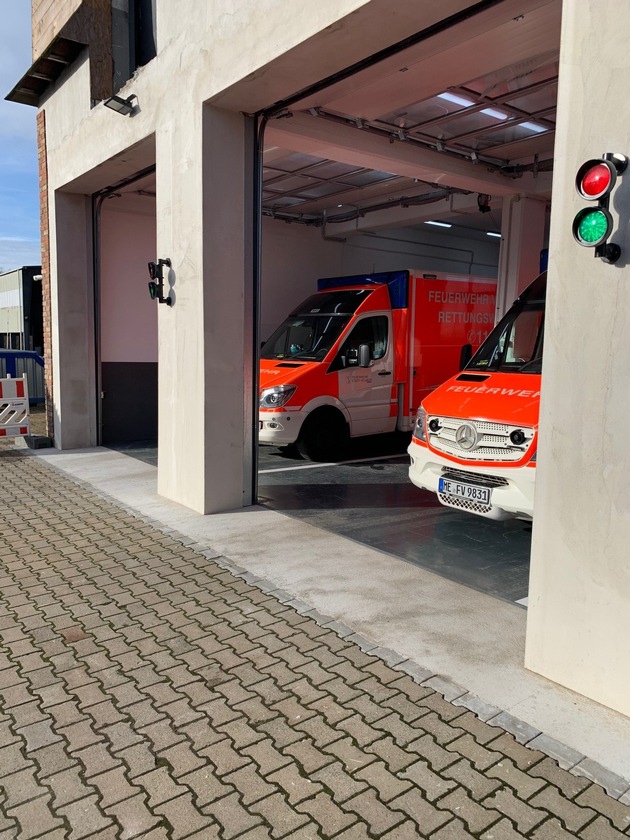 FW-Velbert: Rettungsdienst in Velbert-Mitte rückt jetzt von der Röttgenstraße aus