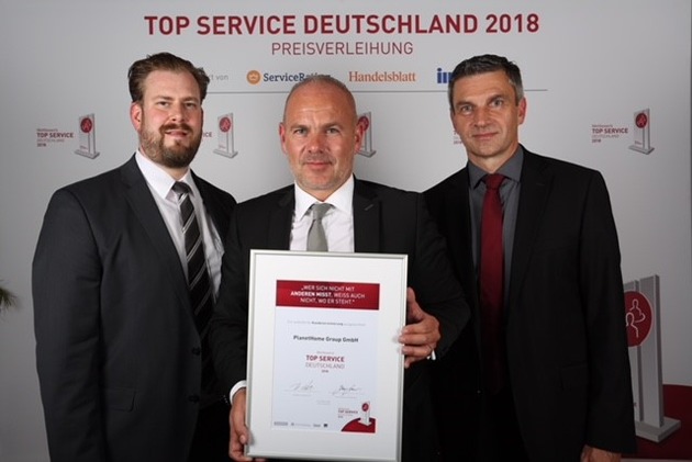 PM: Top Service Deutschland Auszeichnung für PlanetHome und PLANETHYP