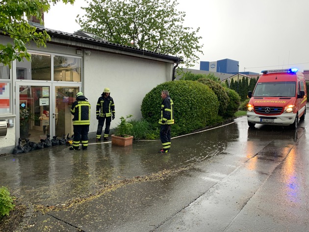 KFV Bodenseekreis: Feuerwehreinsätze wegen Starkregen