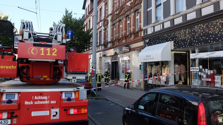 FW-GE: Verrauchung in Haarstudio - Feuerwehr kann größeren Schaden verhindern -