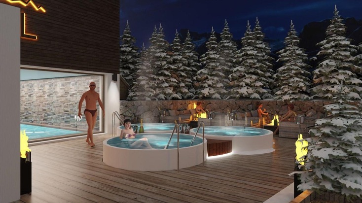 Neue Spa-Aussenwelt: La Val Hotel &amp; Spa startet in die Wintersaison