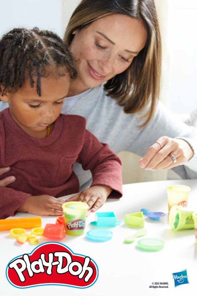 Große Mitmach-Aktion: &quot;Deine Play-Doh-Erfindung&quot; startet jetzt! Spielerisch erfinden, gemeinsam gestalten: Familienaktion mit tollen Play-Doh-Preisen.
