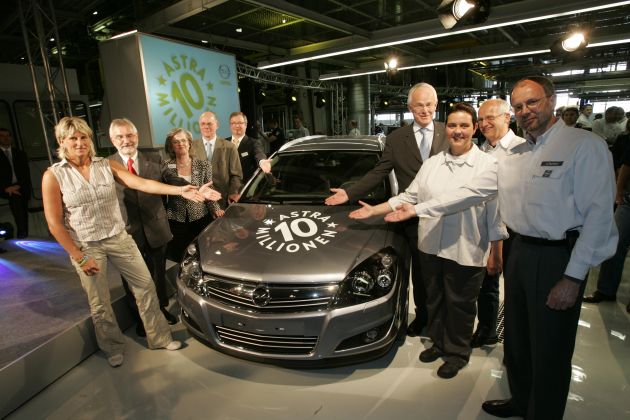 Opel Astra feiert Jubiläum - bereits zehnmillionstes Modell produziert