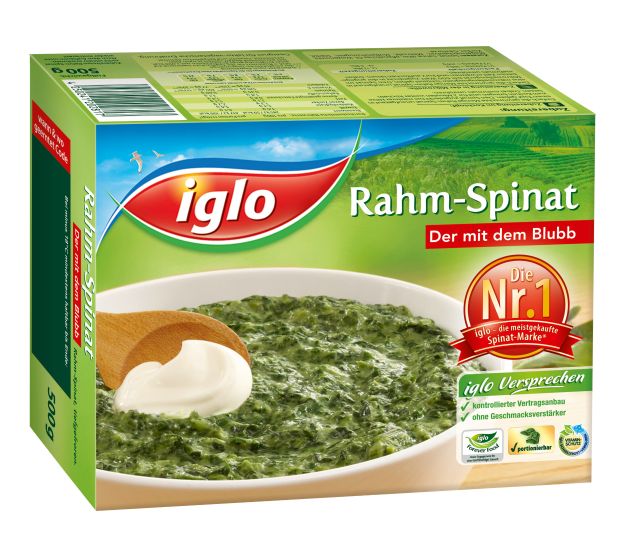 Nummer 1: iglo ist der Deutschen liebste Spinatmarke (BILD)