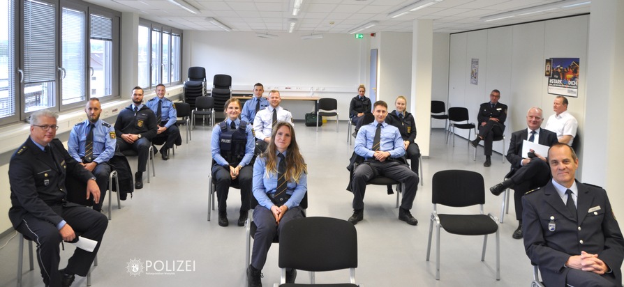 POL-PPWP: 29 neue Polizistinnen und Polizisten im Polizeipräsidium Westpfalz