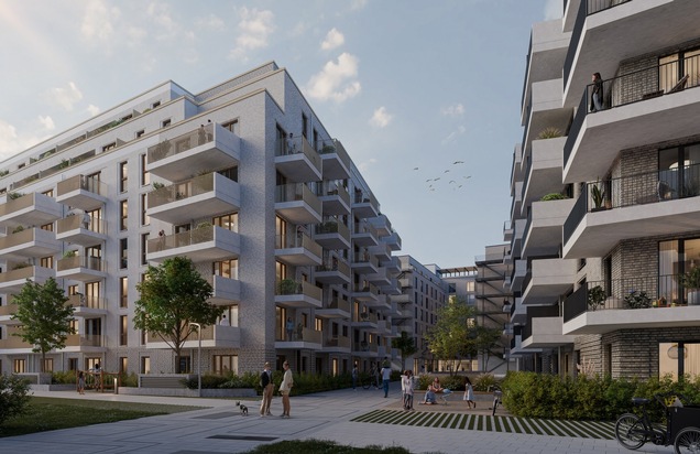 Instone feiert Richtfest für „Urban.Isle“: 210 neue Wohnungen für Hamburg-Rothenburgsort