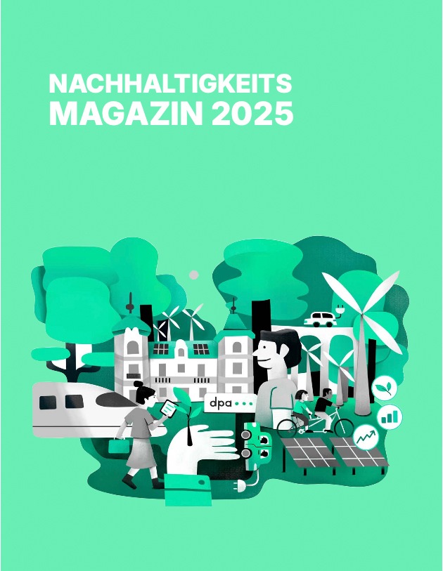dpa veröffentlicht Nachhaltigkeitsbericht 2025 - Weniger CO2-Emissionen