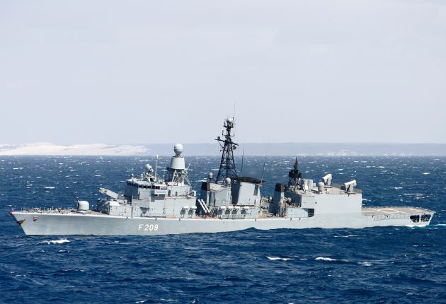 Deutsche Marine - Pressemeldung: Bilder der Fregatte &quot;Rheinland-Pfalz&quot;