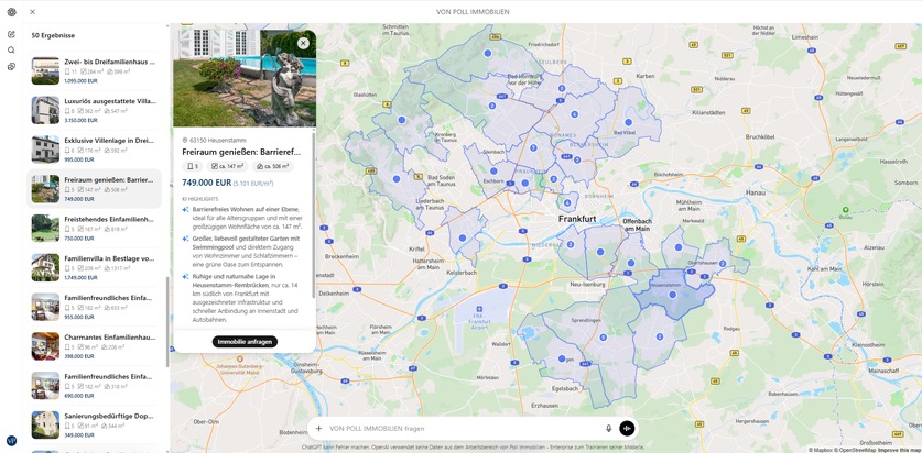 VON POLL IMMOBILIEN startet als erster Makler in Deutschland eine App im ChatGPT Store