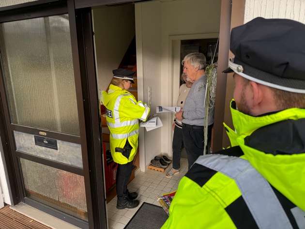 POL-HI: Winterzeit ist Einbruchzeit - Präventive Maßnahmen zum Thema Wohnungseinbrüche des Einsatz- und Streifendienstes