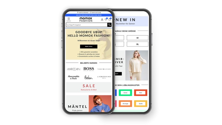 Aus ubup wird momox fashion / Re-Commerce Marktführer momox stellt seinen Second Hand Fashion Bereich neu auf
