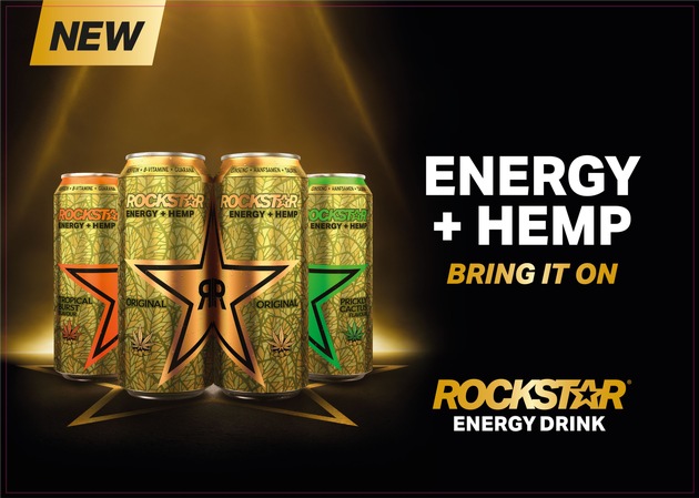 PepsiCo launcht Rockstar Energy + HEMP: Die Weltneuheit für Shopper und Handel - zuerst in Deutschland