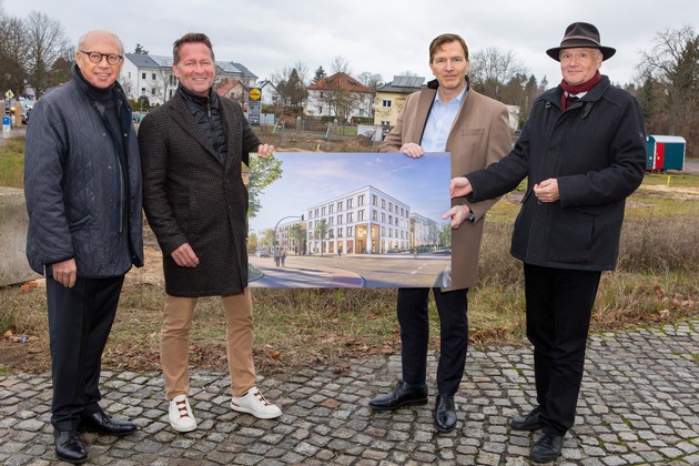 Sieben Wohngebäude und ein zentrales Geschäftshaus für Hohen Neuendorfs neue Mitte: BAUWERT AG startet Bauarbeiten für neues Zukunftsquartier am Wildbergplatz