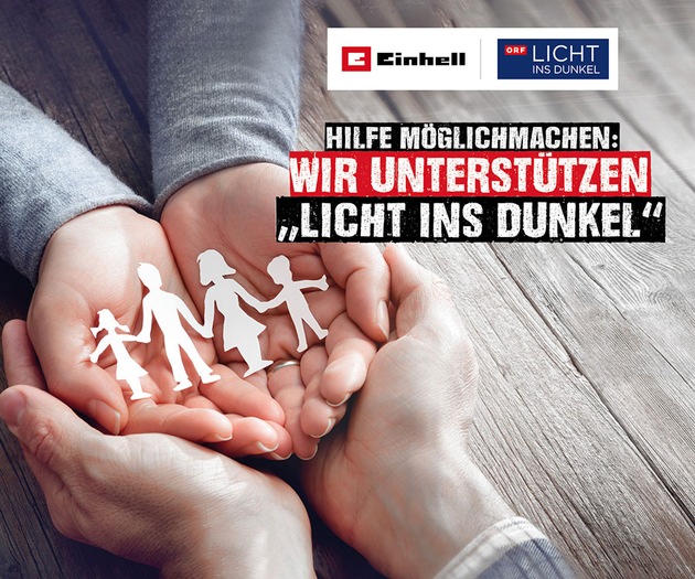 Einhell und Zgonc spenden an größte karitative Initiative Österreichs &quot;Licht ins Dunkel&quot;