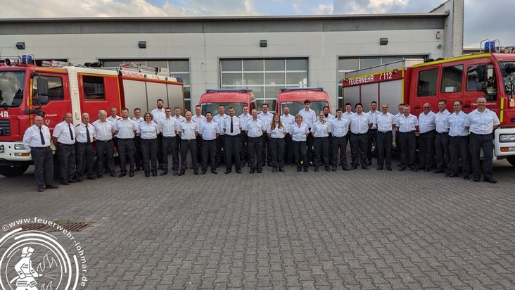 FW-Lohmar: Jahreshauptversammlung der Löschgruppe Scheiderhöhe der Feuerwehr Lohmar