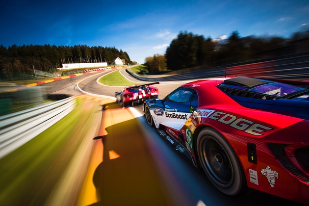 Erster Podestplatz im zweiten WM-Lauf: Ford Chip Ganassi Racing erobert in Spa-Francorchamps Rang zwei (FOTO)