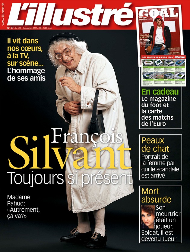 L&#039;illustré - Hommage à François Silvant: 4 unes pour un grand humoriste