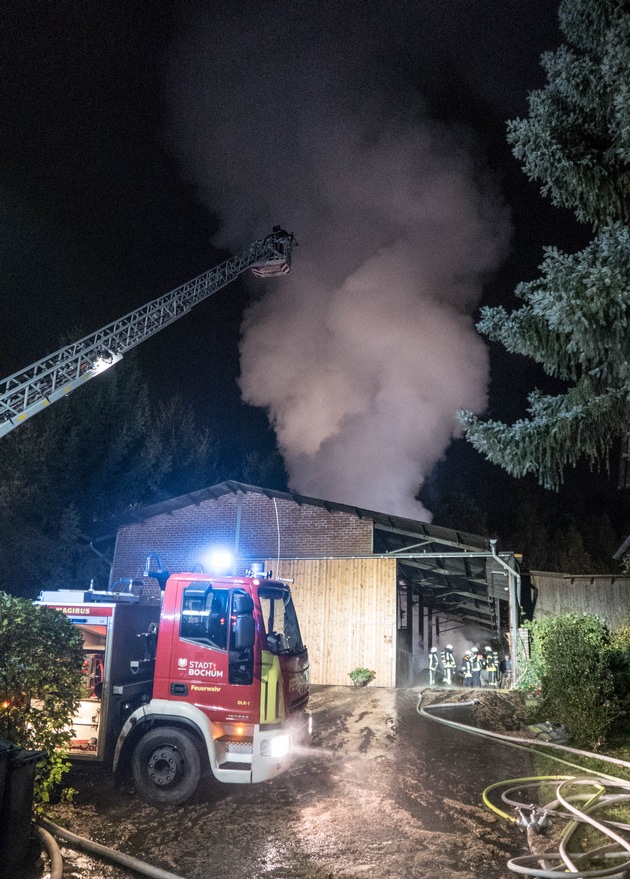 FW-BO: Scheunenbrand in Stiepel - 2. Update
