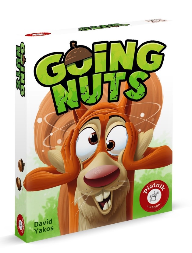 Going Nuts: Vorsicht - verrückte Eichhörnchen! Rasantes Kartenspiel von Piatnik