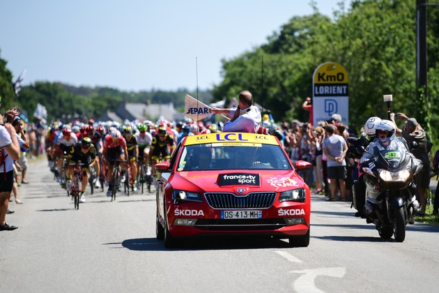 SKODA unterstützt Tour de France zum 16. Mal als offizieller Hauptpartner (FOTO)