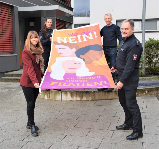 POL-WL: Beginn der 16-Tage-Kampagne gegen Gewalt an Frauen - Polizei zeigt Flagge
