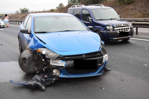 POL-PDKL: A63/Sembach, Kollision nach Fahrstreifenwechsel