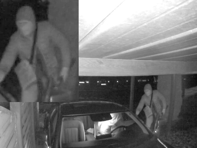 POL-SE: Quickborn - Diebe stahlen Mercedes - Polizei fahndet mit Videobildern nach Tätern