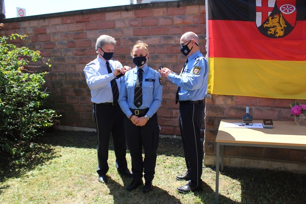 POL-PDKL: Beförderungsfeier bei der Polizeiinspektion