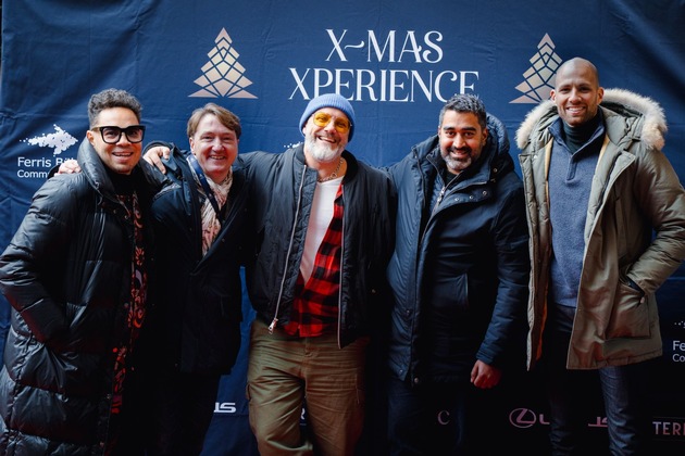 “X-Mas Xperience”: Marc Sway, René Schudel und Karim Hussein feierten gemeinsam mit Hertz und FBC