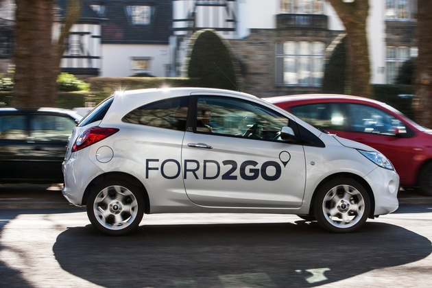 &quot;FORD2GO&quot;: Ford künftig erster Hersteller mit bundesweitem Carsharing-Angebot (BILD)