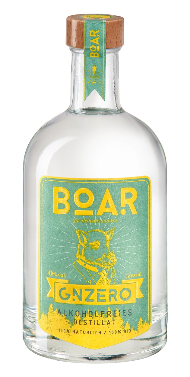BOAR GNZERO - Die weltweit erste alkoholfreie Gin-Alternative in BIO-Qualität