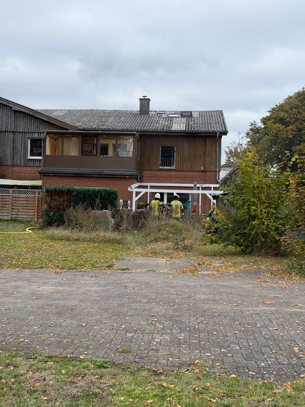 FW-SE: Ausgedehnter Küchenbrand in Hitzhusen