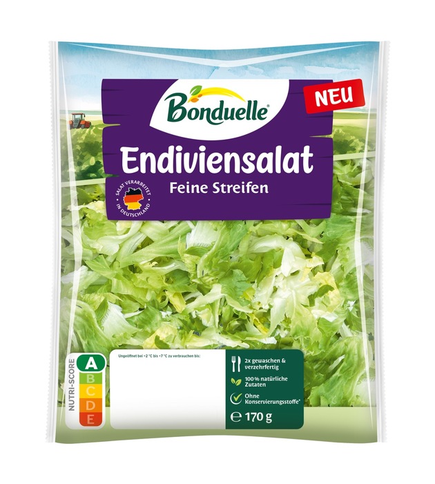 Bonduelle erweitert sein Fresh-Cut-Sortiment um zwei neue Salatprodukte