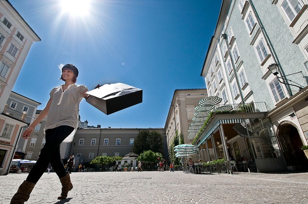 Altstadt Salzburg ganz in Mode - BILD