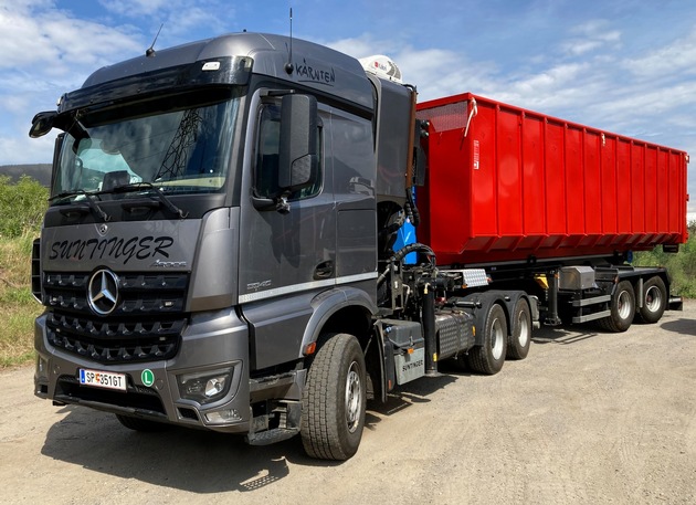 Wendiger Spezial-Lkw f&uuml;r den Forsteinsatz