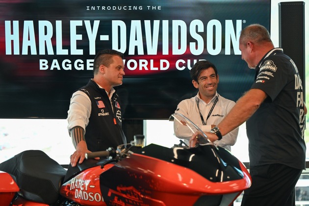 Harley-Davidson und die MotoGP stellen den Harley-Davidson Bagger World Cup, die erste internationale Bagger-Rennserie, vor