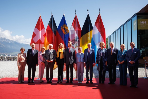 Erbprinz Alois und Erbprinzessin Sophie nehmen am Treffen der deutschsprachigen Staatsoberhäupter im Tirol teil