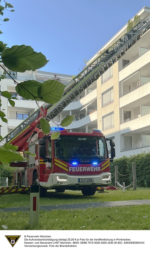 FW-M: Kinderzimmer komplett ausgebrannt (Schwabing-Freimann)