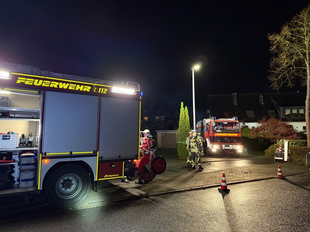 FW Hünxe: Brand im Keller - Heimrauchmelder verhindert Schlimmeres