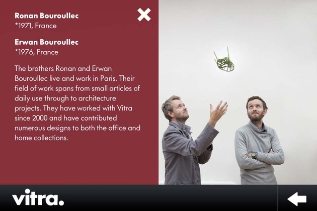 Agencement mural avec la nouvelle application Vitra (IMAGE)