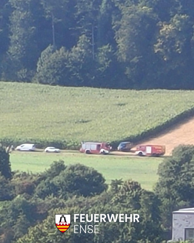 FW Ense: Kampfmittelfund in Ense