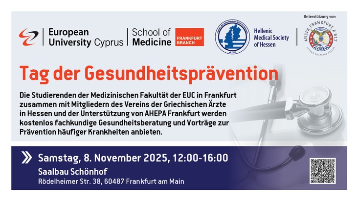 Veranstaltungshinweis: Tag der Gesundheitsprävention am 08.11.2025