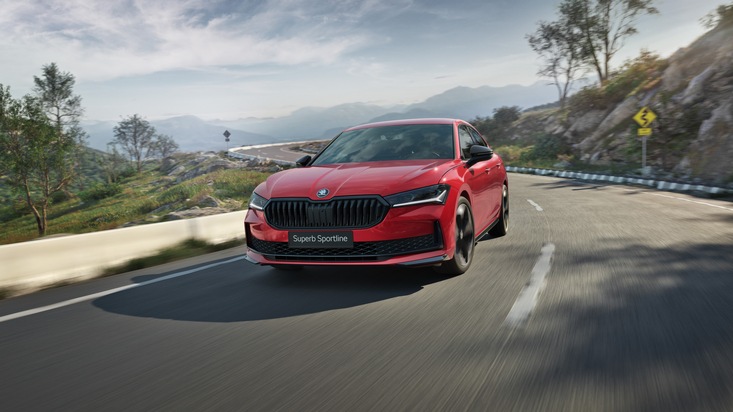 Sportliche Speerspitze: Škoda Superb Sportline ab sofort bestellbar