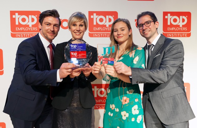 JT International Germany GmbH: JTI erhält erneut die Auszeichnung "Top Employer"