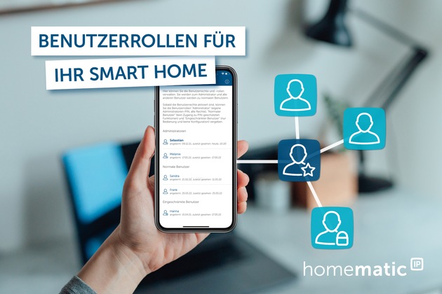 Volle Kontrolle im Smart Home: Homematic IP führt Benutzerrollen ein