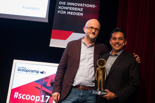 Medien-Vordenker Jigar Mehta mit scoop Award 2017 ausgezeichnet / Für starken, innovativen Journalismus in Wort, Bild und Ton