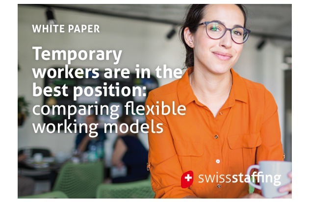 swissstaffing - Verband der Personaldienstleister der Schweiz: Temporary work comprehensively protects people in flexible working models against social risks