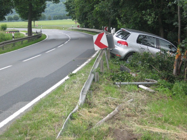 POL-HI: Glück im Unglück - Verkehrsunfall mit Sachschaden