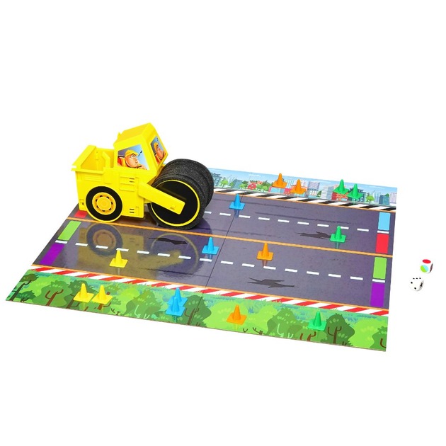 Ronny Roller: Straßenwalze fegt übers Spielbrett - Actionreiches Kinderspiel von Piatnik