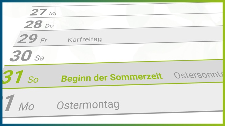 Deutscher Verband Flüssiggas e.V.: Verbrauchertipp | Zeitumstellung am Ostersonntag: Zeitschaltuhr anpassen und bedarfsgerecht heizen